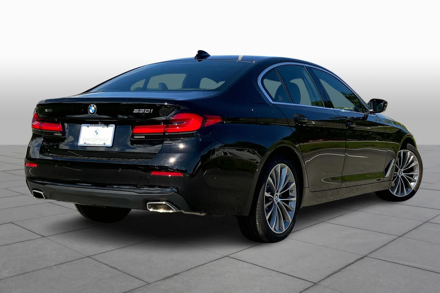 Certified Used 2021 Jet Black BMW 530i xDrive image 12