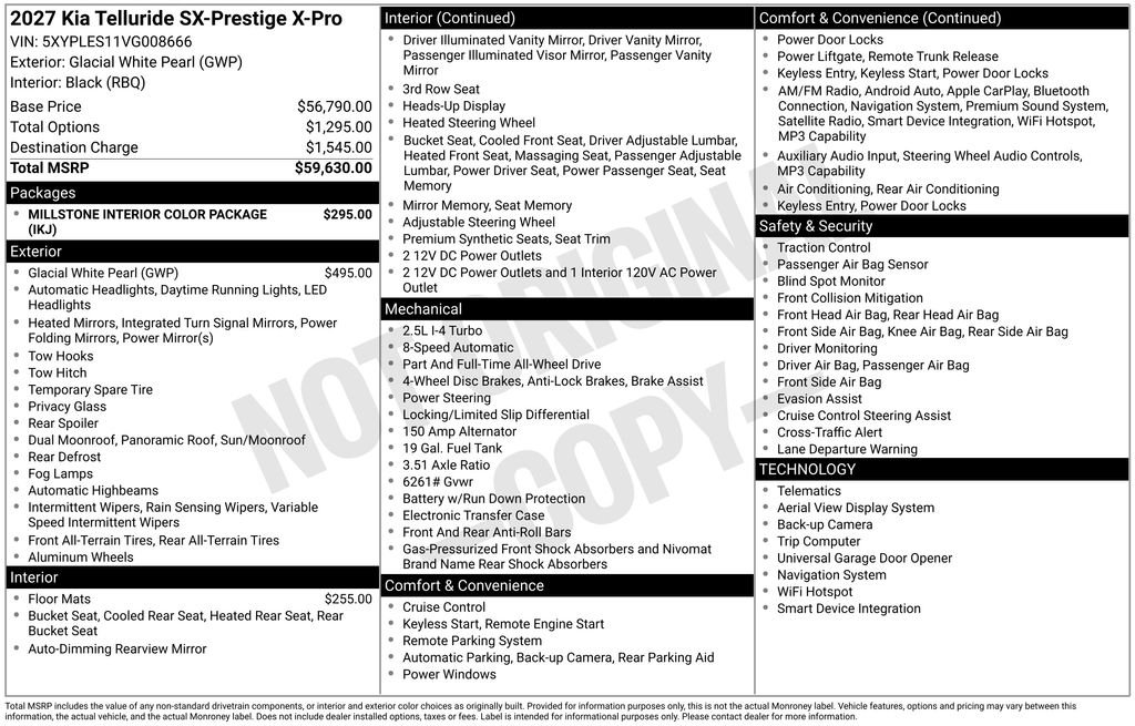 New 2027 White Kia X-Pro SX-Prestige image 6