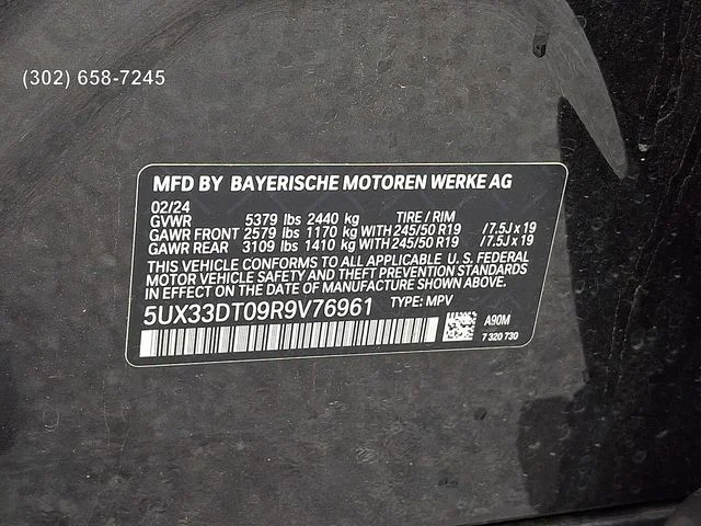 Certified Used 2024 Dark Graphite Metallic BMW xDrive30i image 26