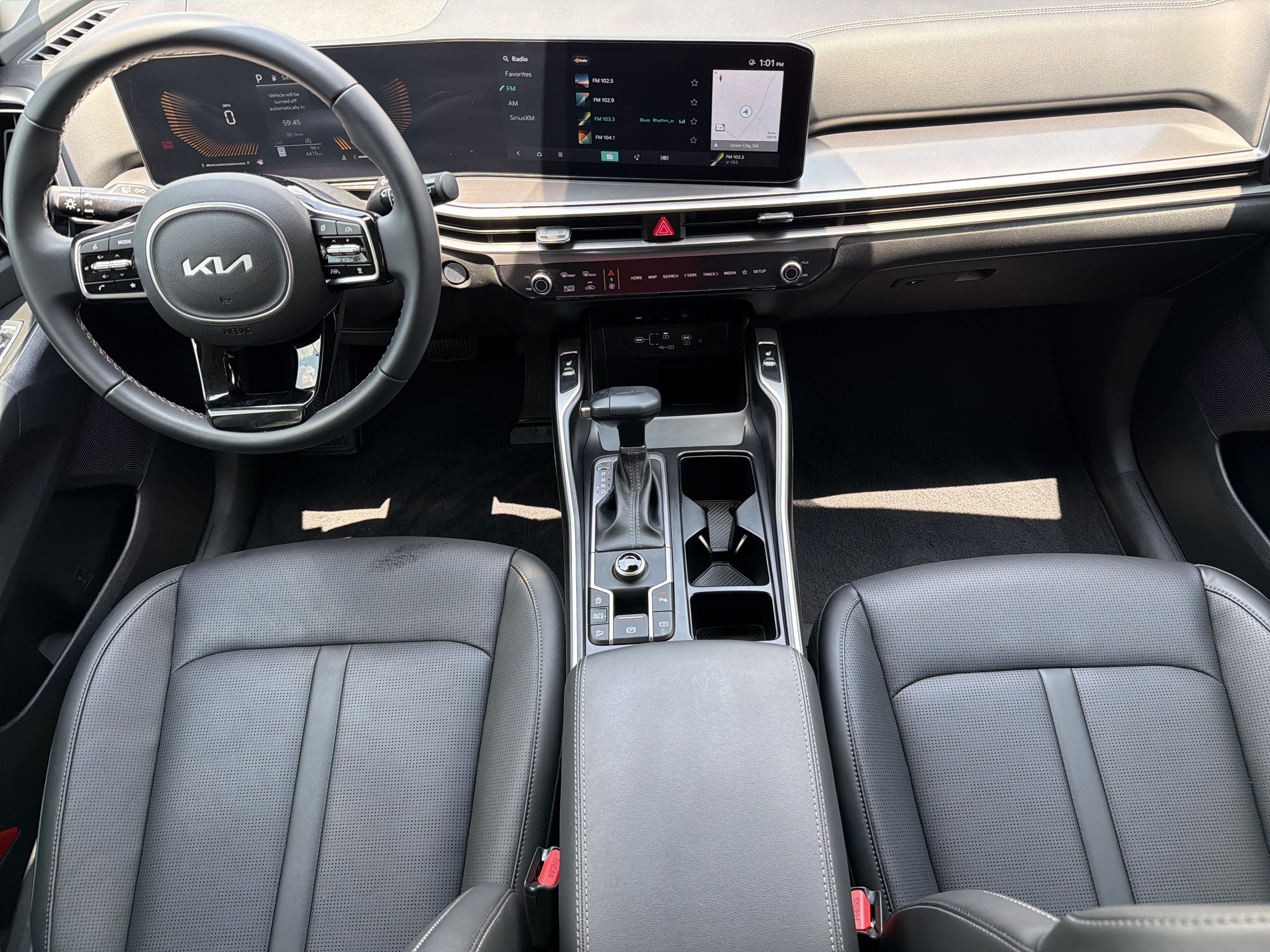 Used 2025 Ebony Black Kia S image 3