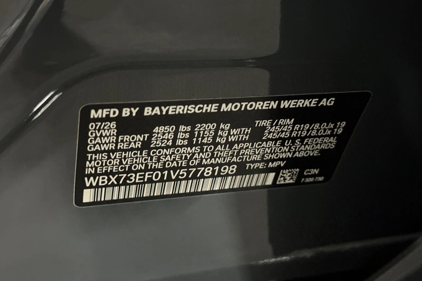 New 2027 Storm Bay Metallic BMW xDrive28i image 28
