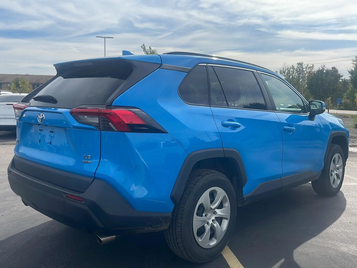 Used 2019 Blue Flame Toyota LE image 9