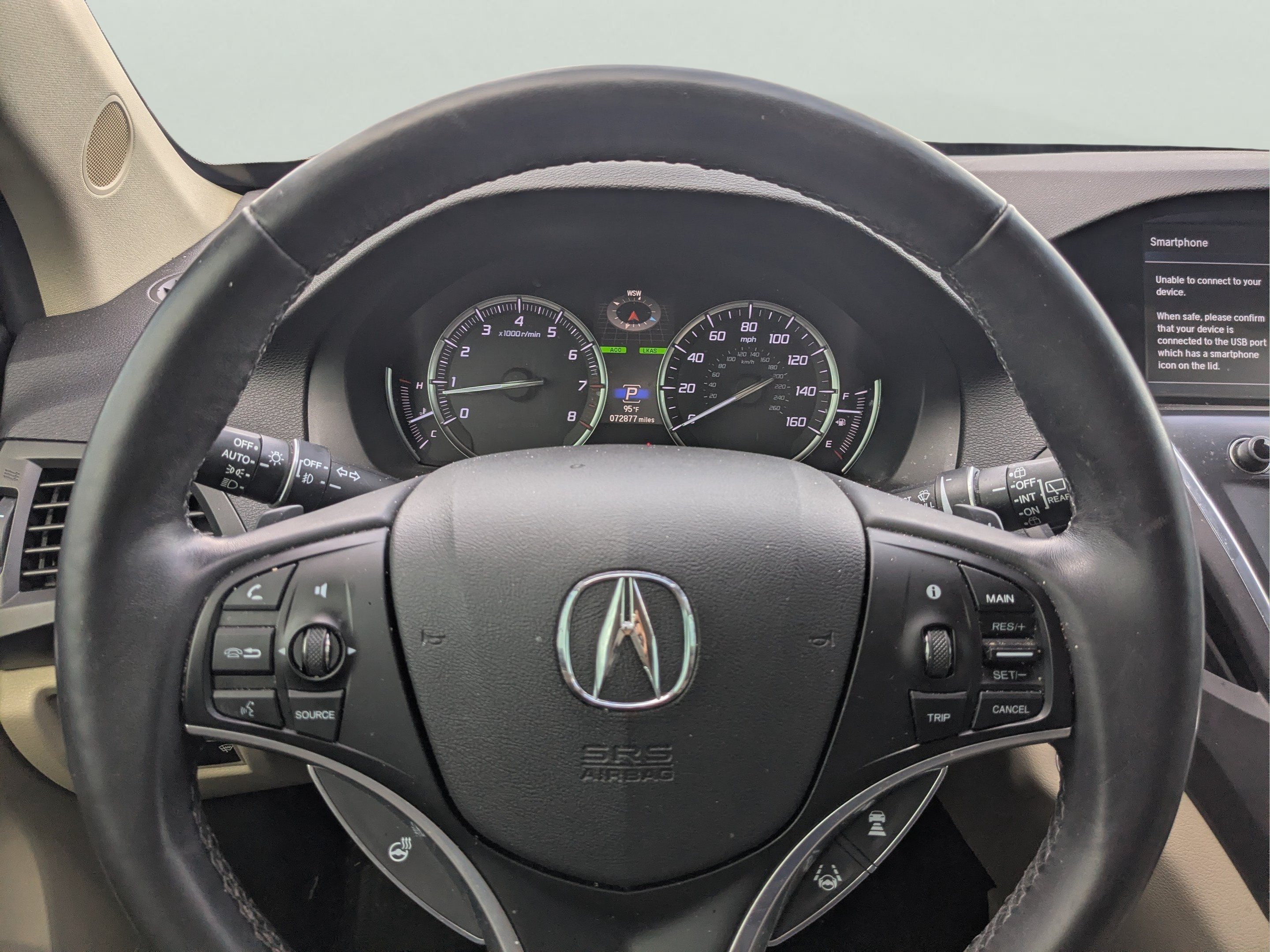 Used 2020 Platinum White Pearl Acura Advance image 27