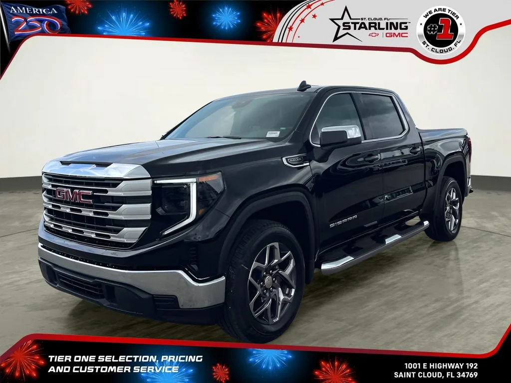 New 2026 Onyx Black GMC SLE image 1