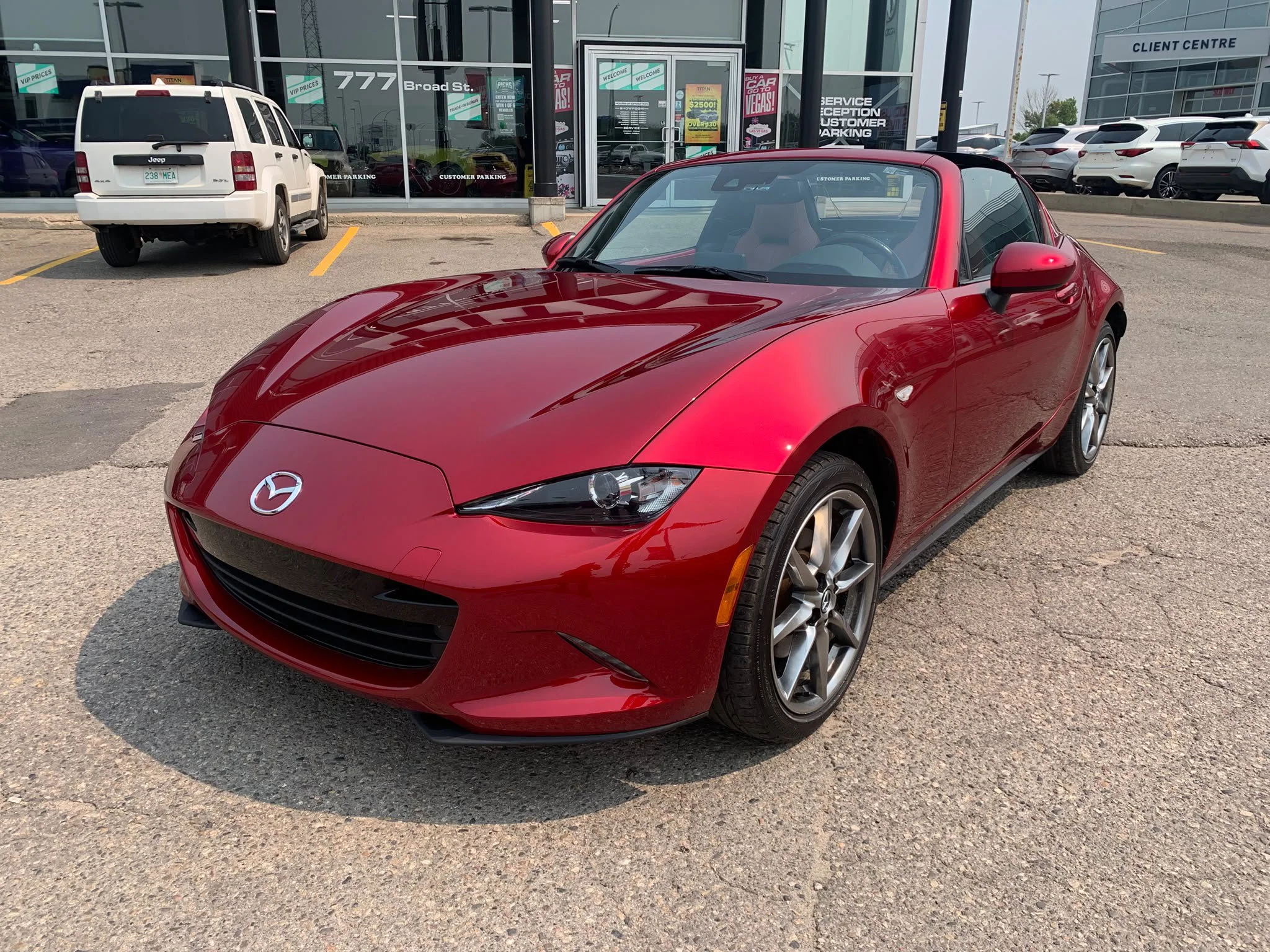 Certified Used 2022 Soul Red Crystal Metallic Mazda RF GT*Soul Red Crystal | Terracotta Htd Leather | Nav | BOSE | Power Hardtop | Blind Spot Detection image 3