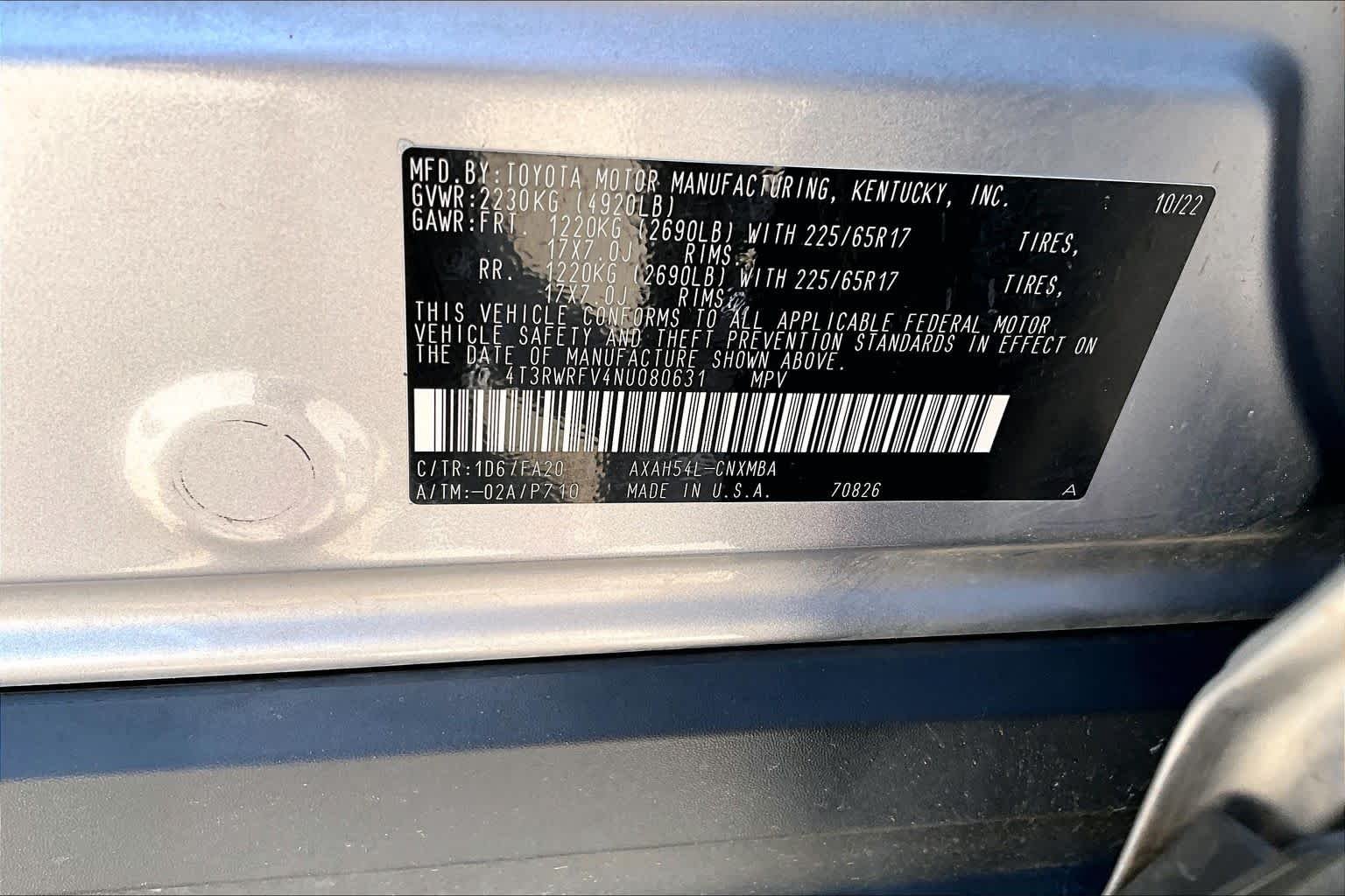 Used 2022 Silver Sky Metallic Toyota Hybrid XLE image 34