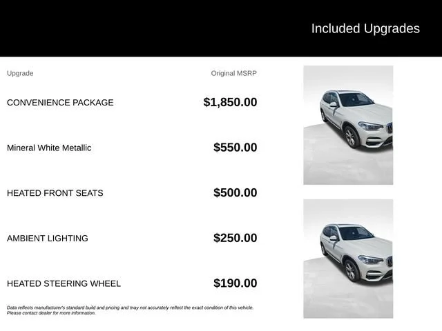Used 2021 White BMW xDrive30i image 5