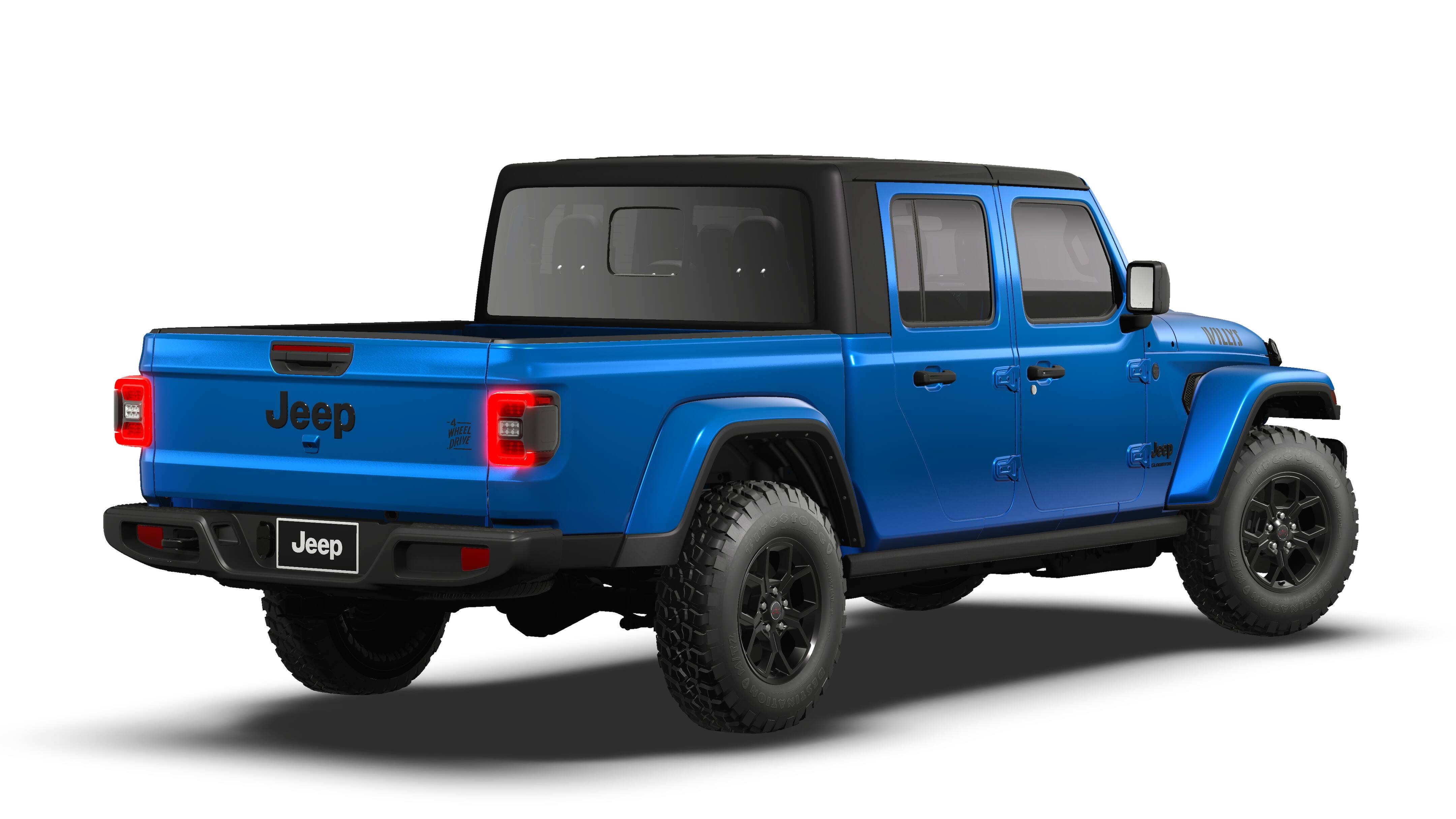 New 2026 Hydro Blue Pearl-Coat Exterior Paint Jeep Willys image 14