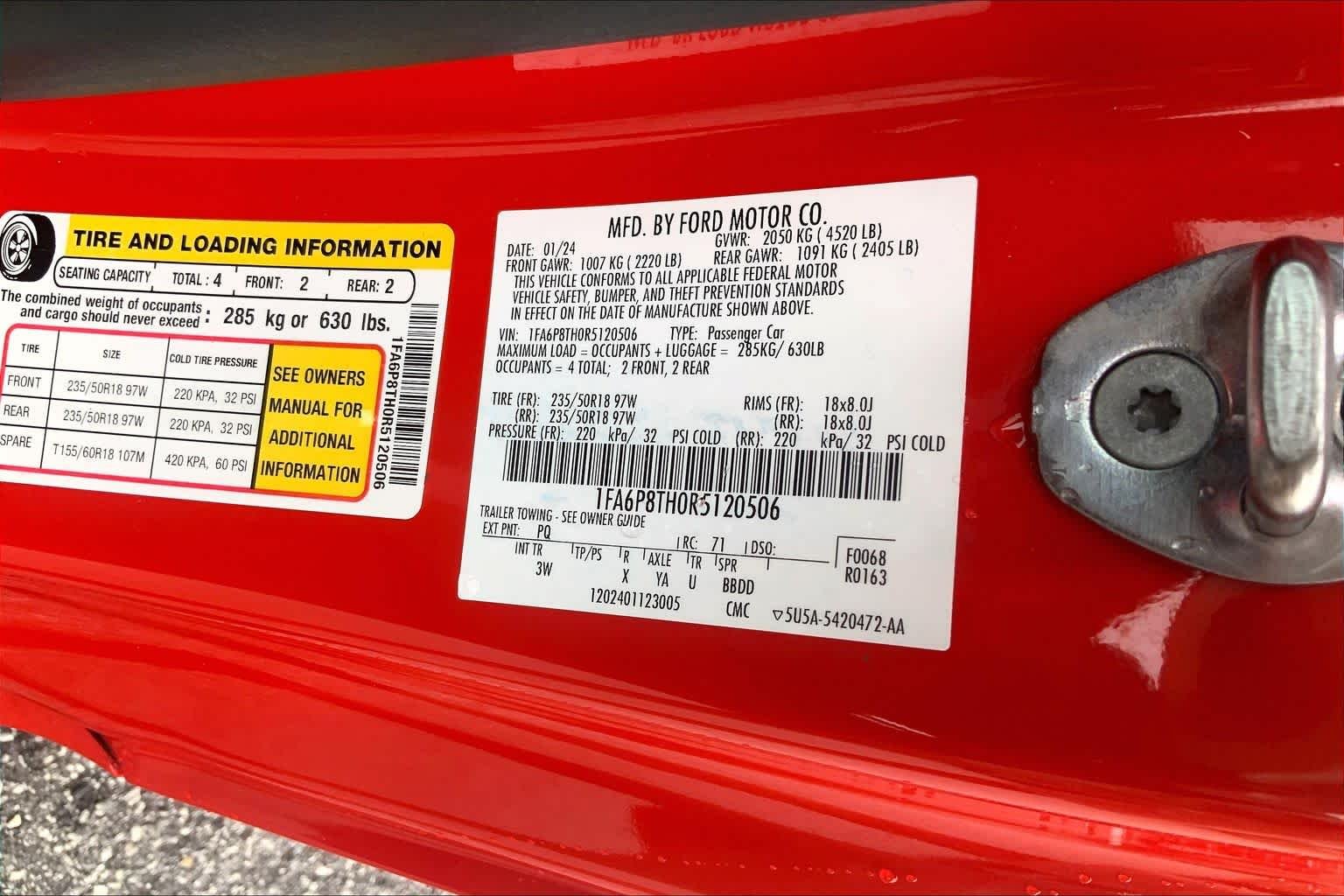 Certified Used 2024 Race Red Ford EcoBoost Premium image 30