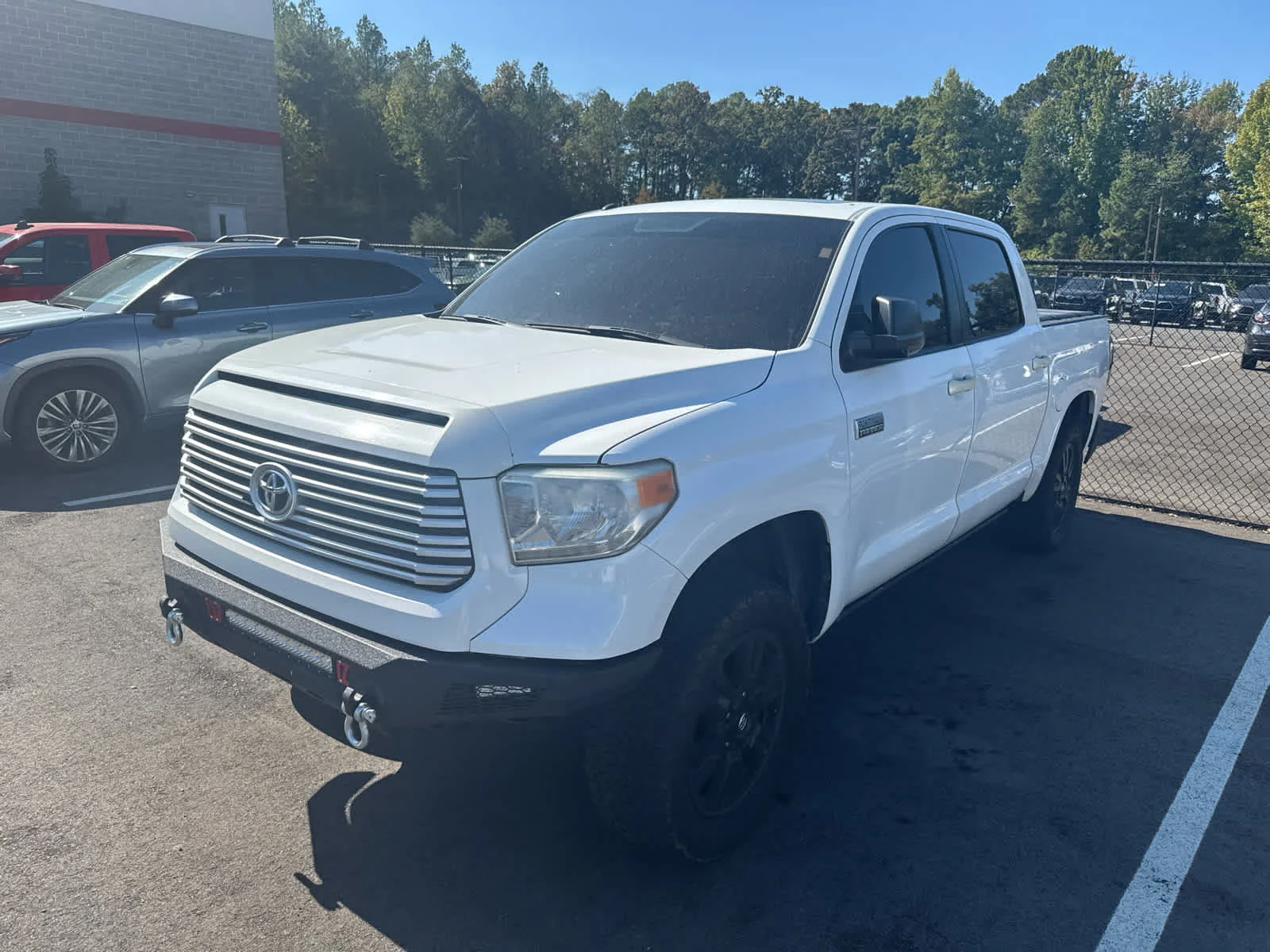 Used 2017 Super White Toyota Platinum image 2