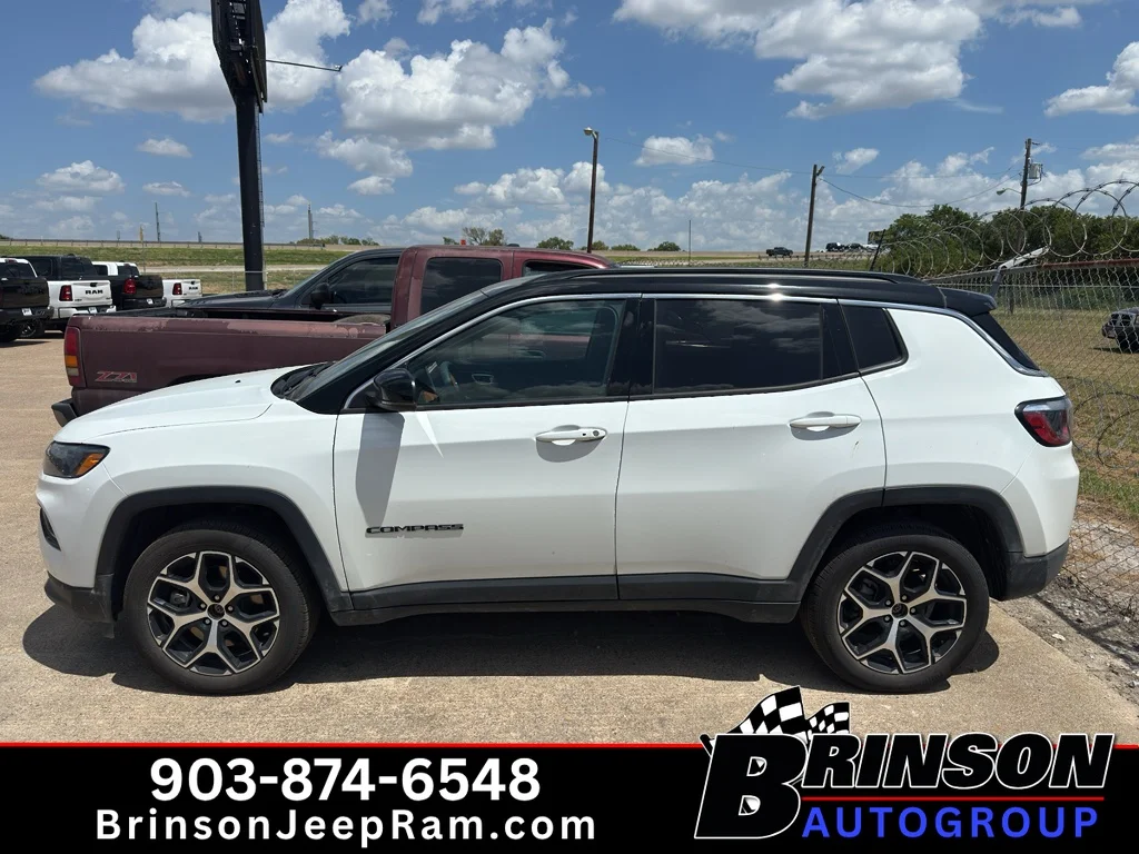 Used 2024 Bright White Clearcoat Jeep Limited image 4