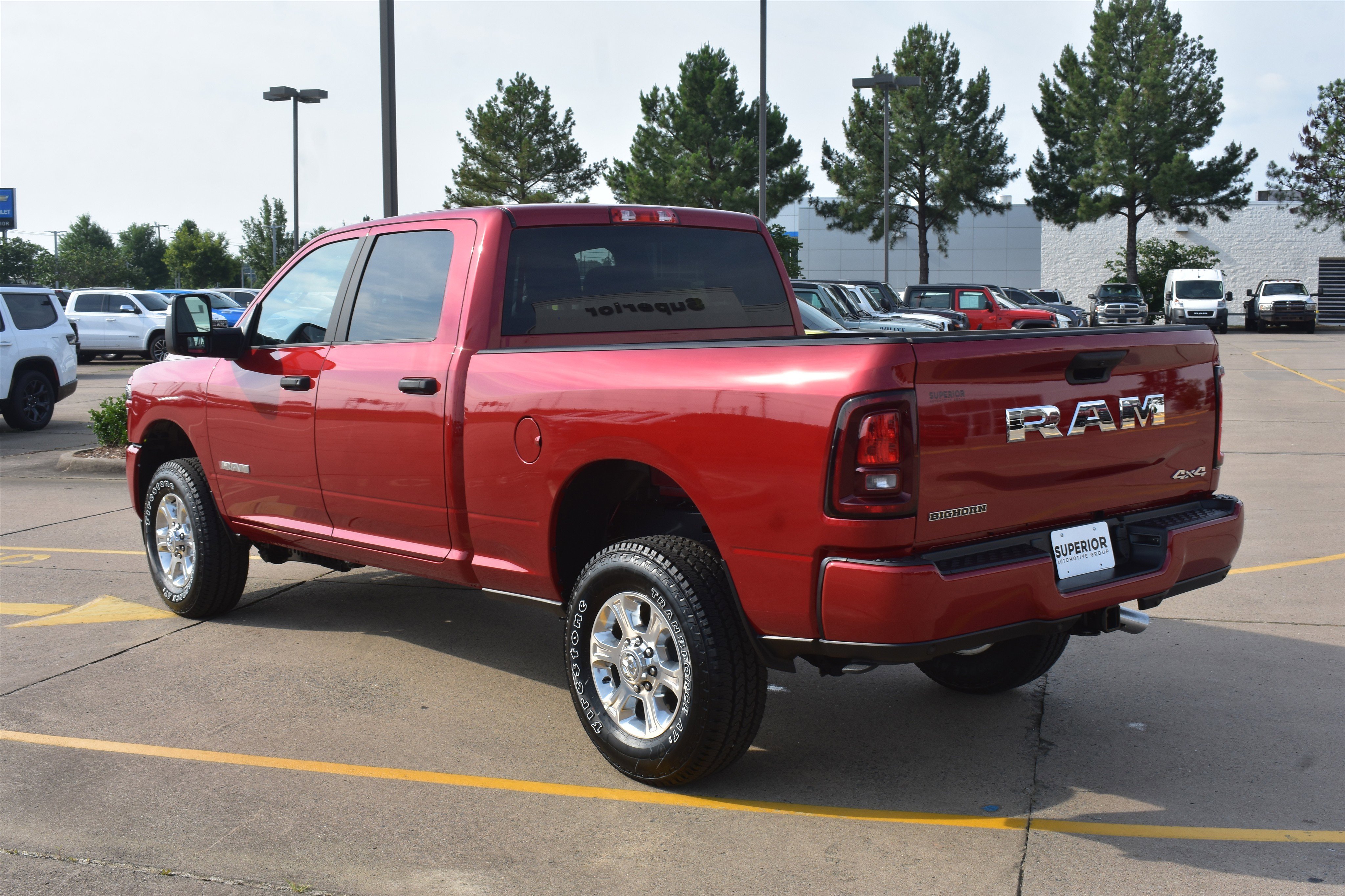 New 2026 Molten Red Pearl-Coat Exterior Paint RAM Big Horn image 9