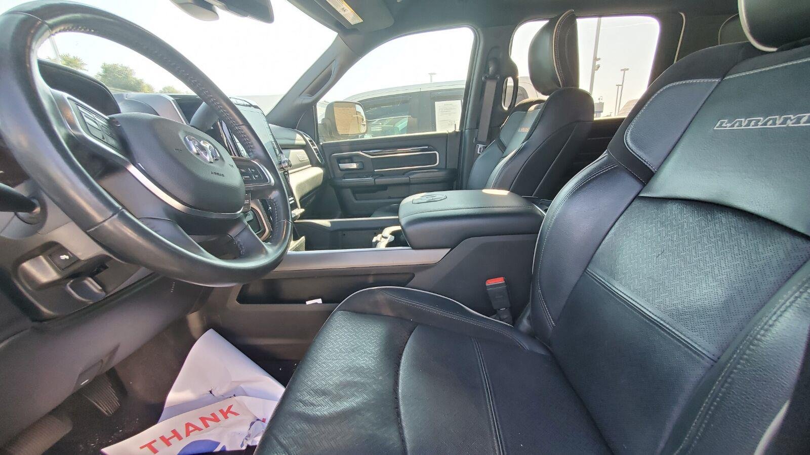 Used 2021 Pearl White Ram Laramie image 3