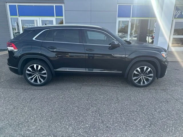 Certified 2023 Volkswagen Atlas Cross Sport SEL Premium R-Line with VIN 1V2FE2CAXPC220670 for sale in Inver Grove Heights, Minnesota