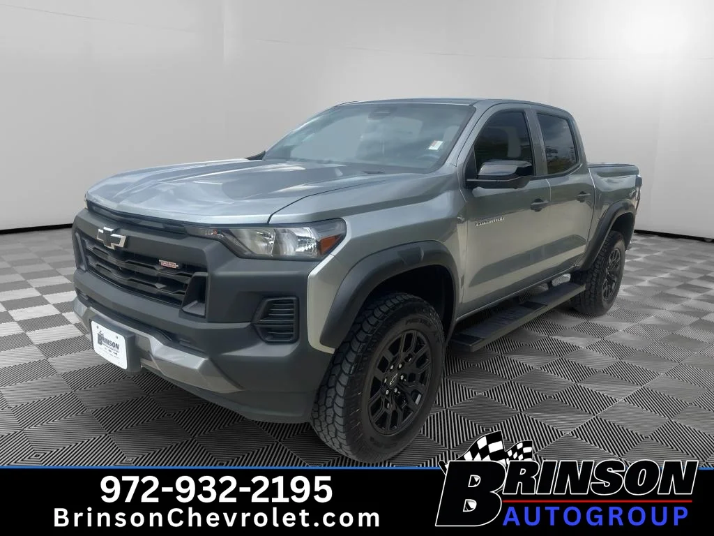 Used 2023 Sterling Gray Metallic Chevrolet 4WD Trail Boss image 1