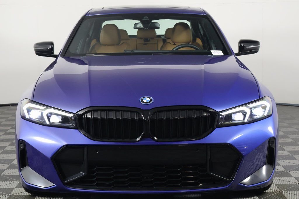 Certified Used 2023 Blue Metallic BMW 330e iPerformance image 2