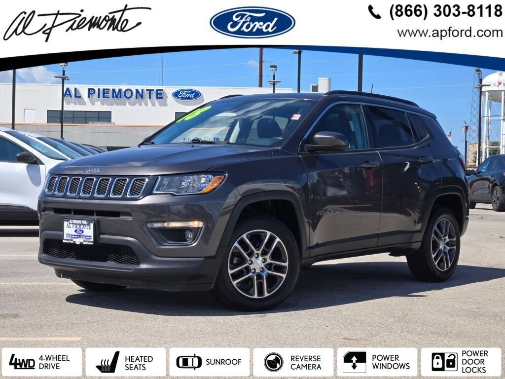 Used 2018 Gray Jeep Latitude image 1