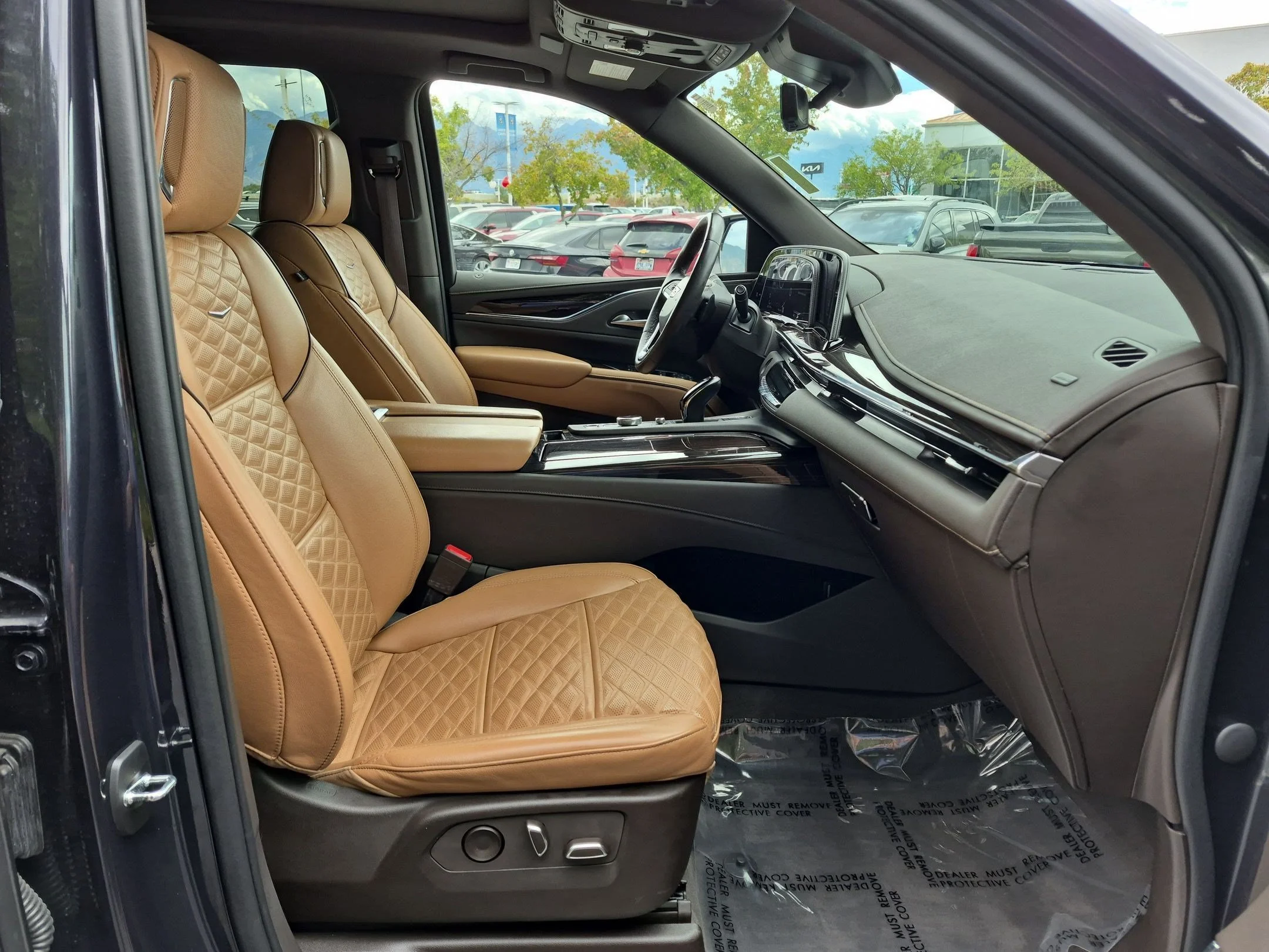 Used 2022 Galactic Gray Metallic Cadillac Premium Luxury image 31