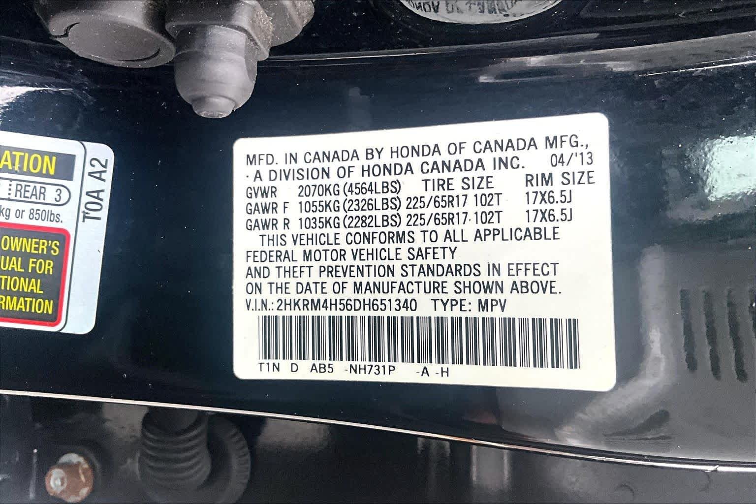 Used 2013 BLACK Honda EX image 37