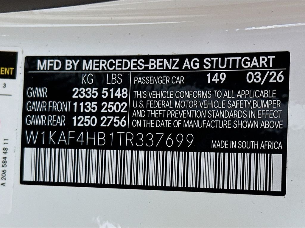 New 2026 Polar White Mercedes-Benz C 300 image 33