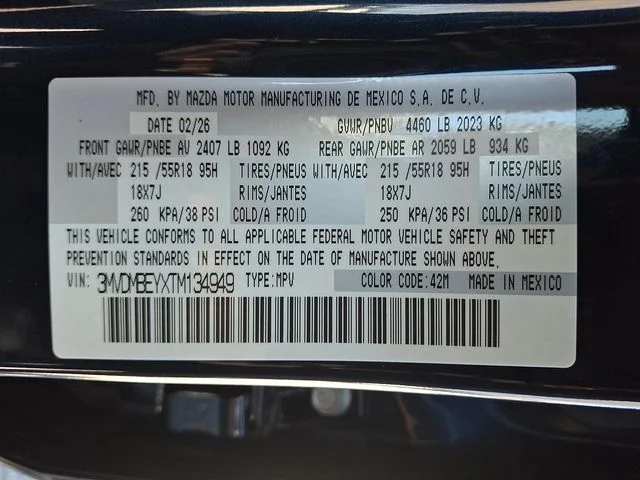 New 2026 Blue Mazda 2.5 Turbo Premium Plus image 15