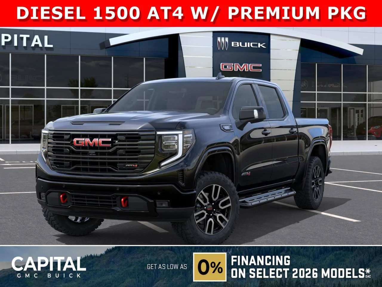 New 2026 ONYX BLACK GMC AT4 image 1
