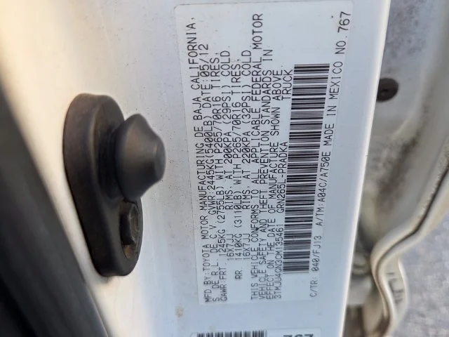 Used 2012 White Toyota PreRunner image 7