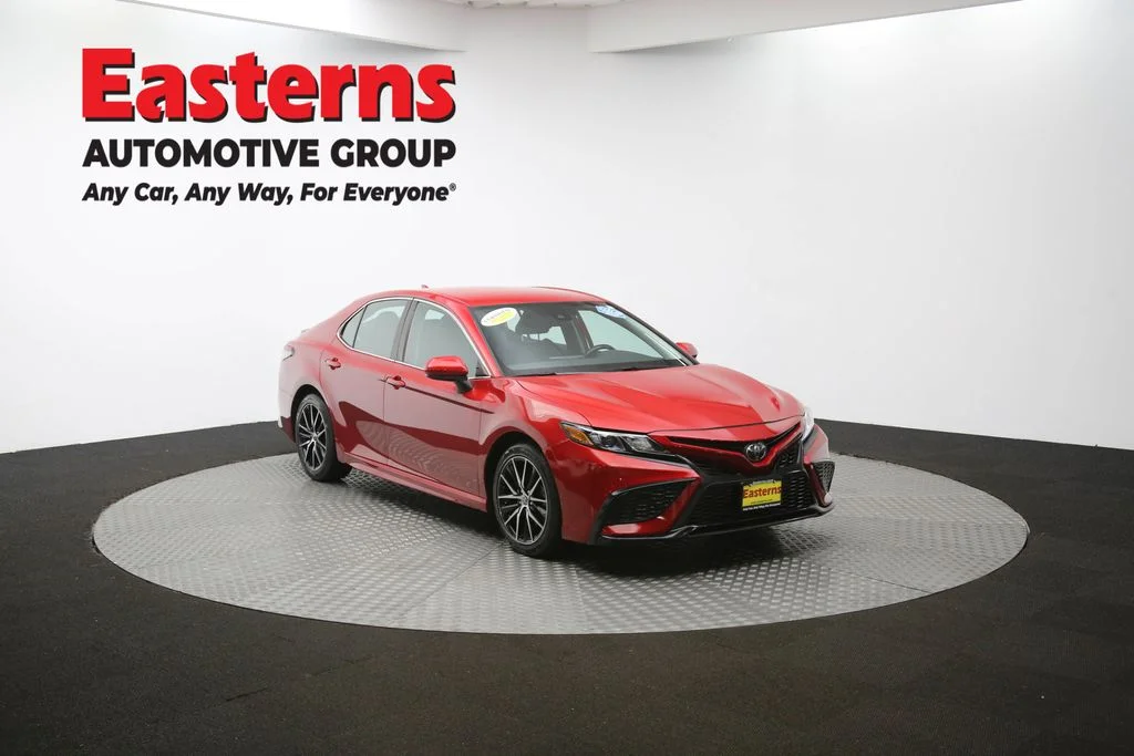 Used 2021 Red Toyota SE image 47