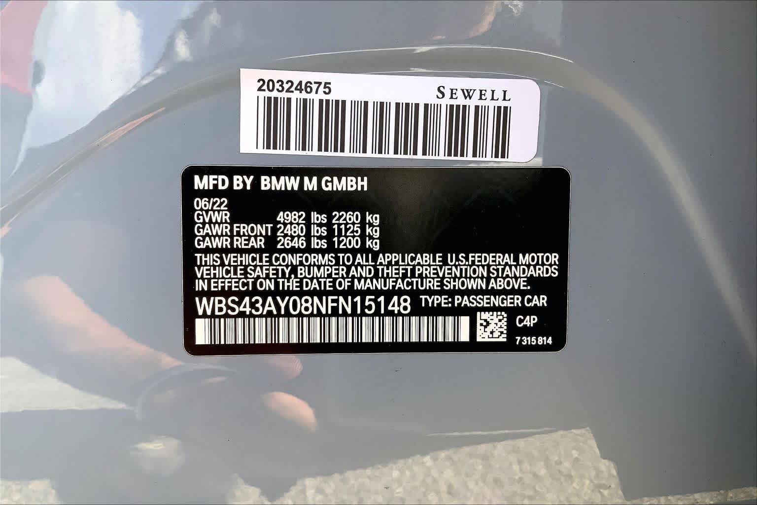 Used 2022 Brooklyn Grey Metallic BMW Competition xDrive image 37