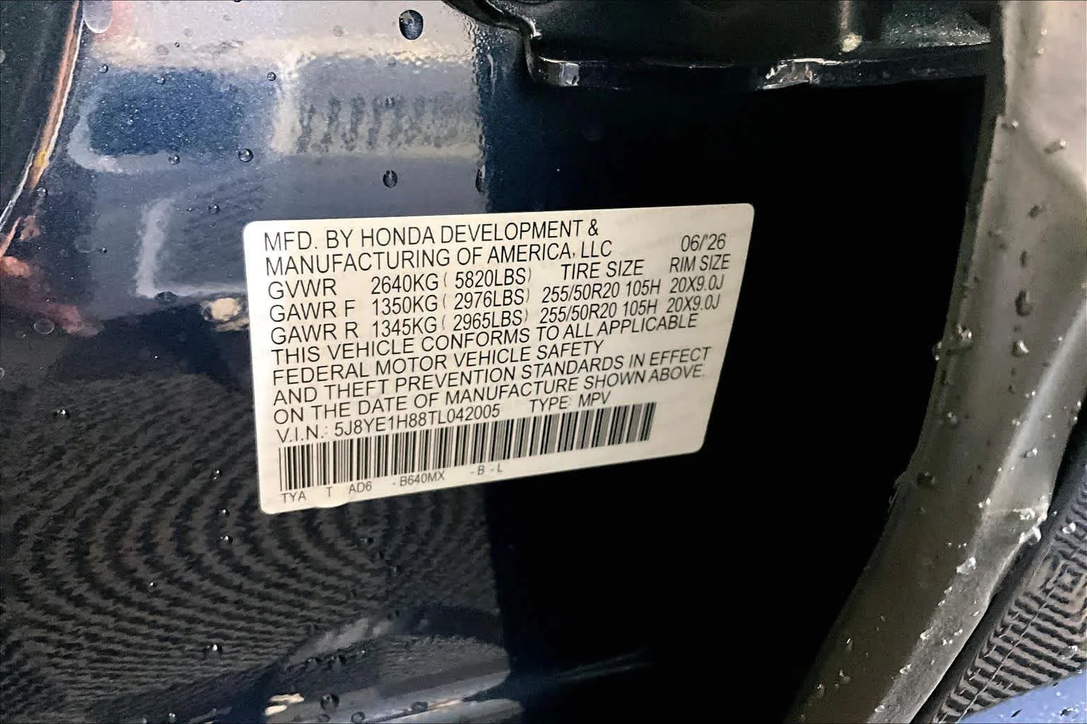 New 2026 Canyon River Blue Metallic Acura With Advance Package image 13