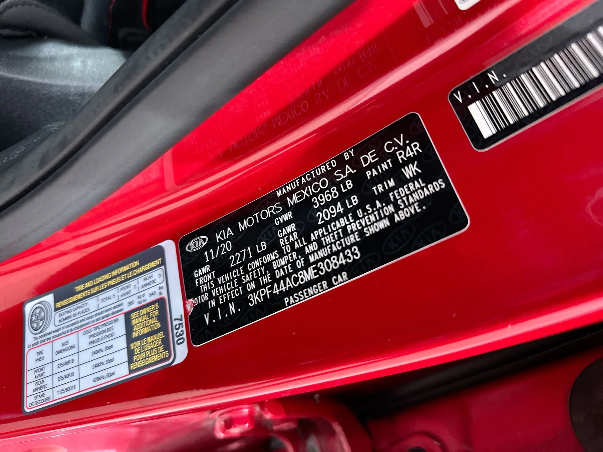 Used 2021 Red Kia GT image 43