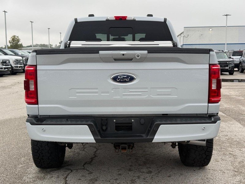 Used 2021 Space White Metallic Ford XLT 4WD SuperCrew 5.5