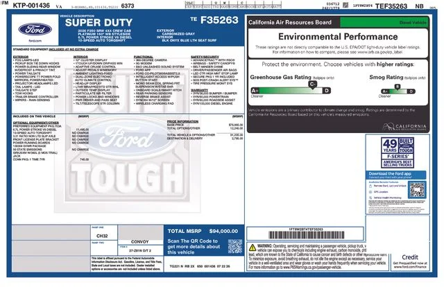 New 2026 Carbonized Gray Metallic Ford F-250® Platinum® image 40