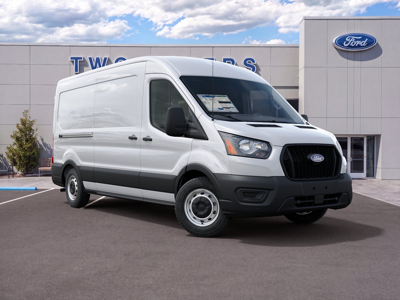New 2027 Oxford White Ford Cargo Van image 4