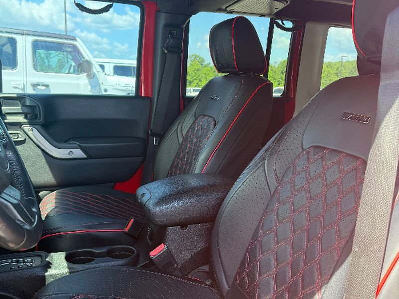 Used 2016 Firecracker Red Clearcoat Jeep Sahara image 3