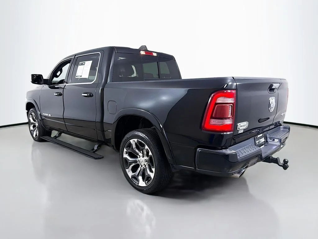 Used 2020 Diamond Black Crystal Pearlcoat Ram Longhorn image 5