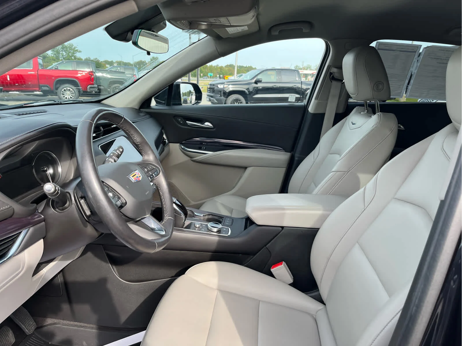 Certified Used 2023 Galactic Grey Metallic Cadillac FWD Luxury image 12