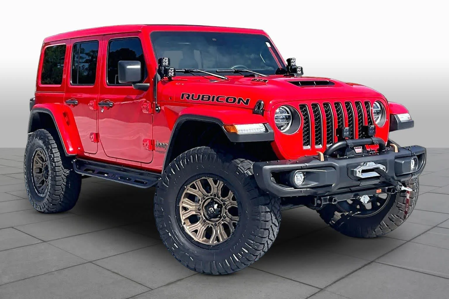 Used 2022 Firecracker Red Clearcoat Jeep Unlimited Rubicon 392 image 3