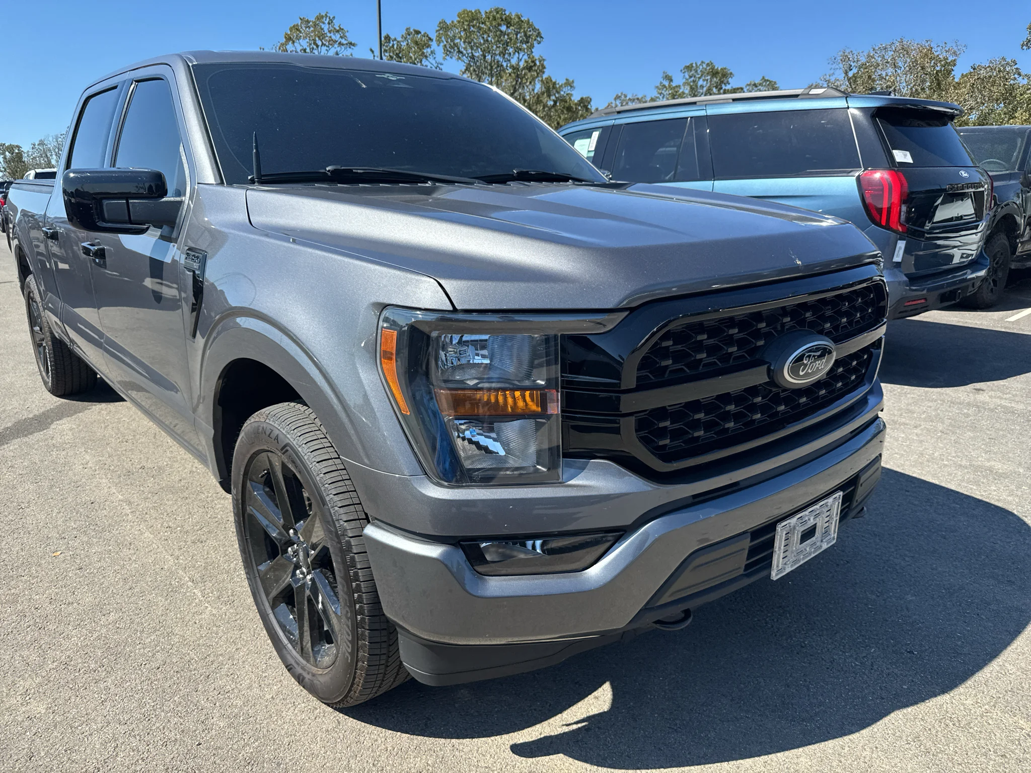 Used 2023 Carbonized Gray Metallic Ford XLT image 3