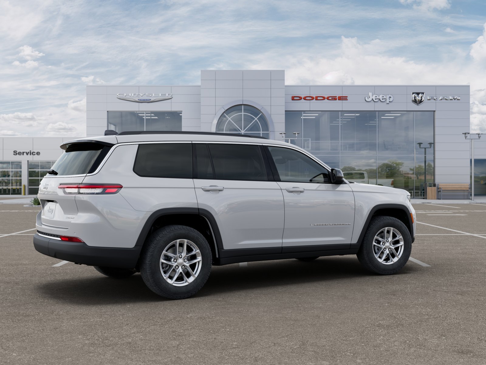 New 2025 Bright White Clear-Coat Exterior Paint Jeep Laredo image 40