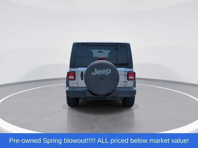 Used 2021 Silver Jeep Unlimited Sport S image 7