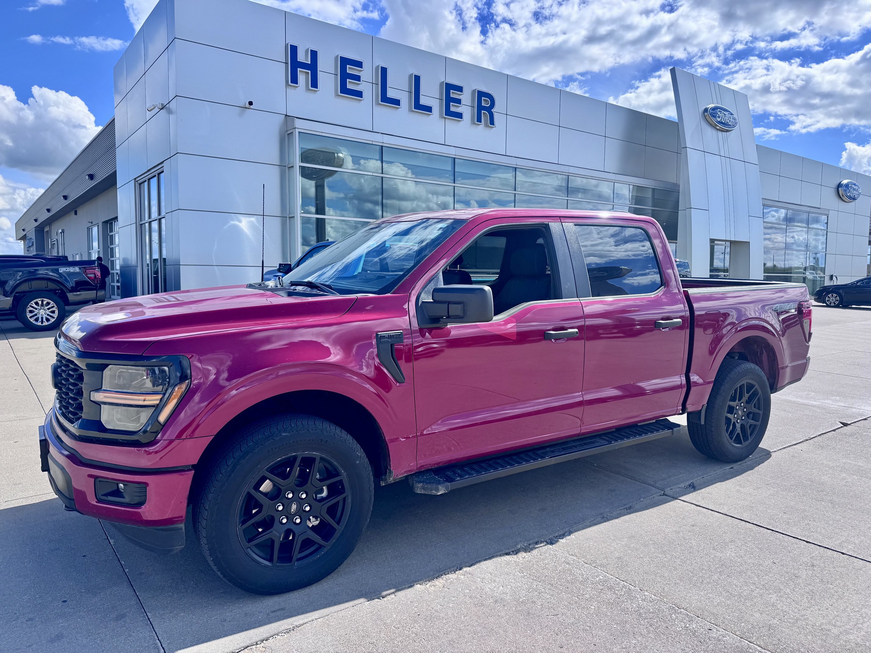 Used 2024 Rapid Red Metallic Tinted Clearcoat Ford STX image 3