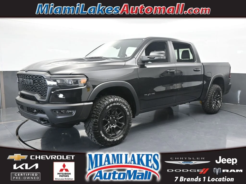 Used 2026 Diamond Black Crystal Pearlcoat Ram Rebel image 1