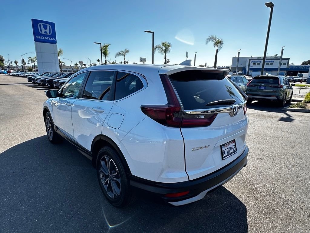 Used 2022 Platinum White Pearl Honda EX image 6