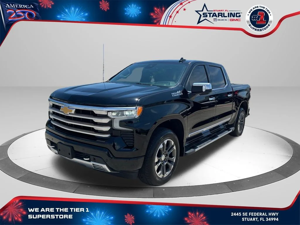 Used 2022 Black Chevrolet High Country image 1