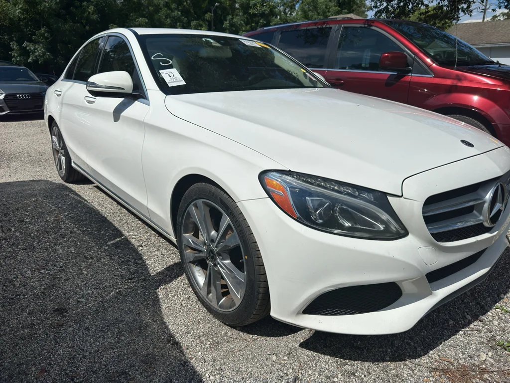 Used 2018 Polar White Mercedes-Benz C300 image 2