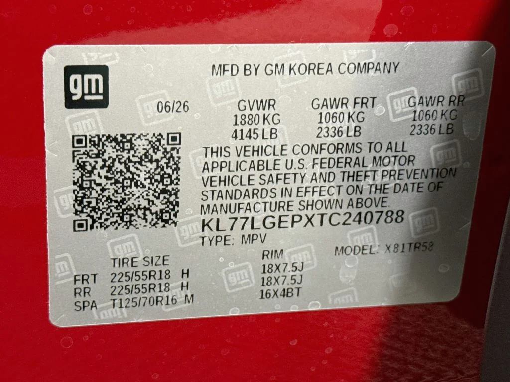 New 2026 Red Chevrolet 1RS image 30