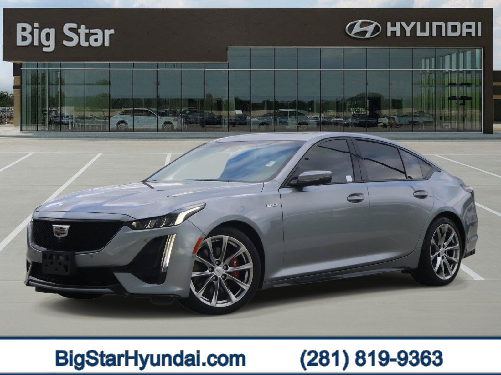 Used 2023 Argent Silver Metallic Cadillac V-Series image 1