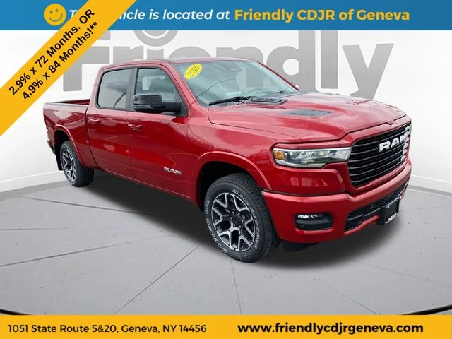 New 2026 Molten Red Pearl-Coat Exterior Paint RAM Laramie image 7