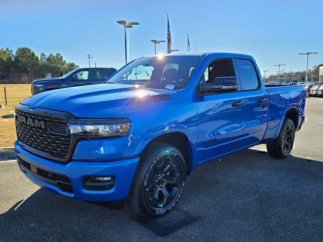 New 2026 Hydro Blue Pearl-Coat Exterior Paint RAM Big Horn/Lone Star image 3